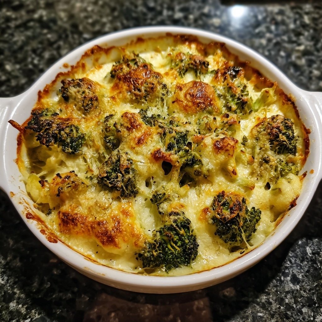 Blumenkohl Auflauf Mit Brokkoli