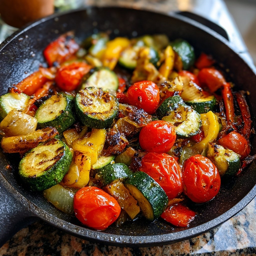 Grill Gemüse Pfanne