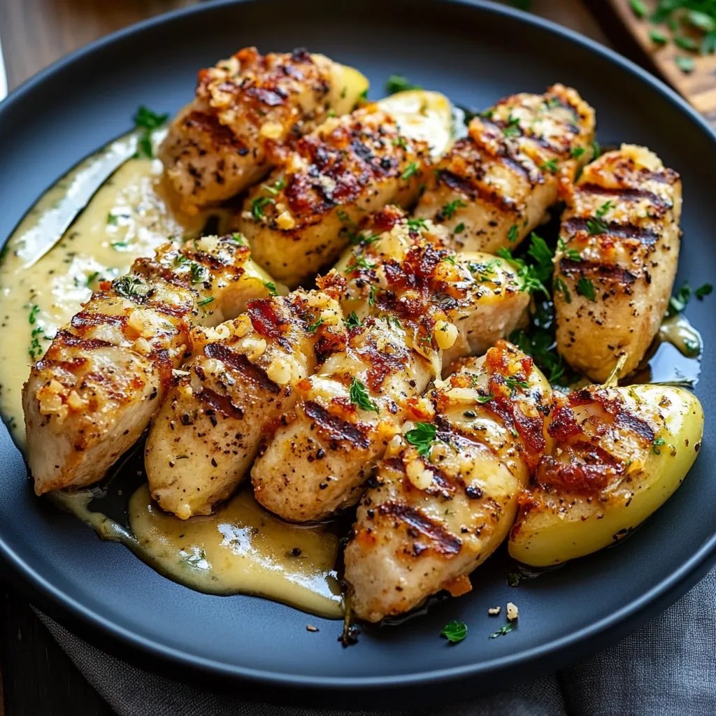 Cremiges Knoblauch-Parmesan-Hähnchen