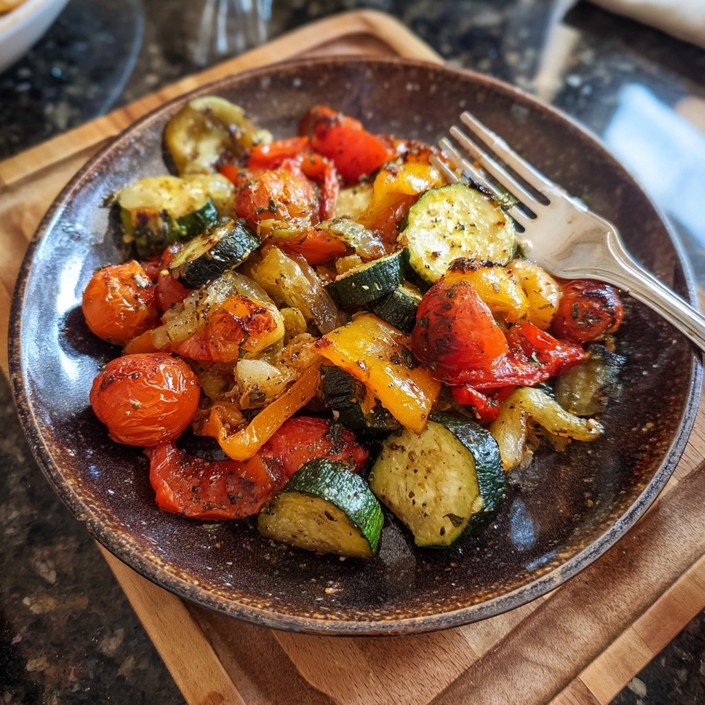 Kalorienarmes Abendessen Mit Ofengemüse
