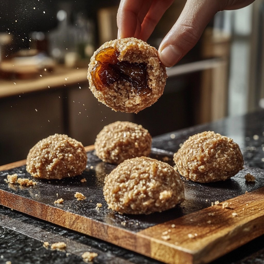 Protein Bällchen mit Dattelpaste