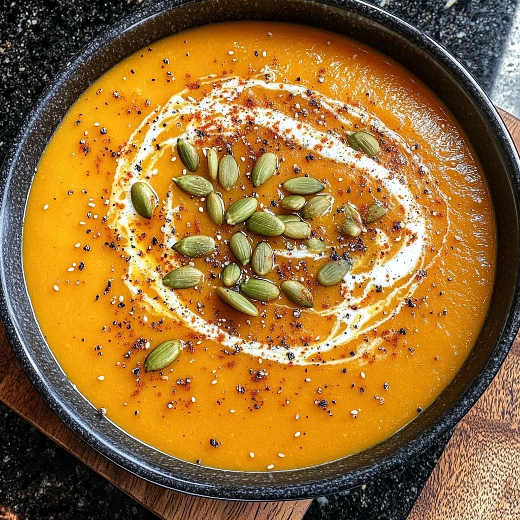 Kürbissuppe ohne Kartoffeln