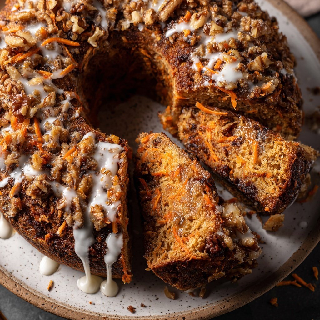 Karottenkuchen Mit Nüssen