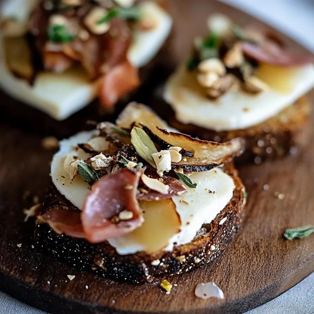 Pumpernickel Häppchen mit Frischkäse