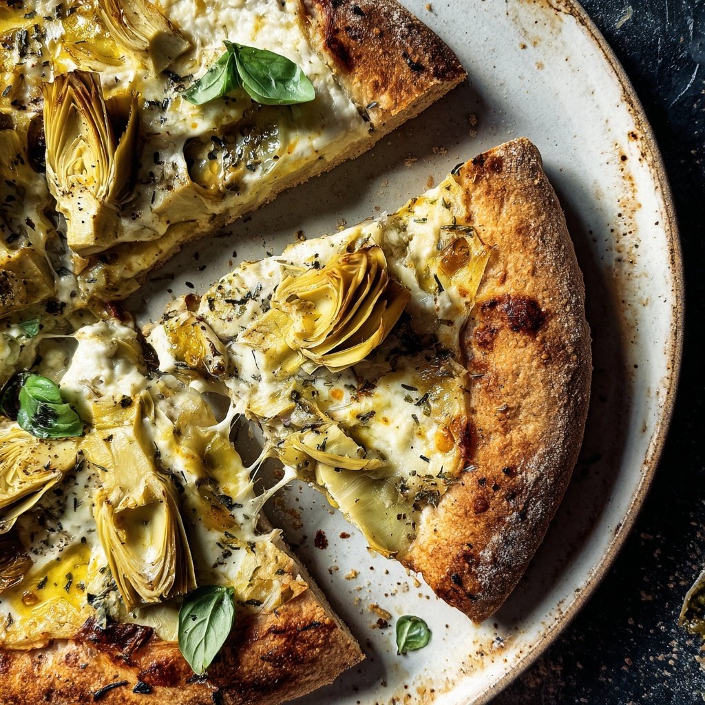 Pizza mit Artischocken