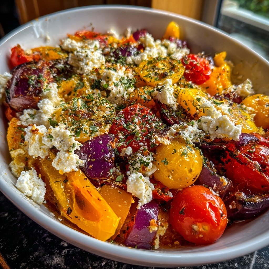 Gesund & Leicht Mediterrane Gemüsepfanne mit Feta