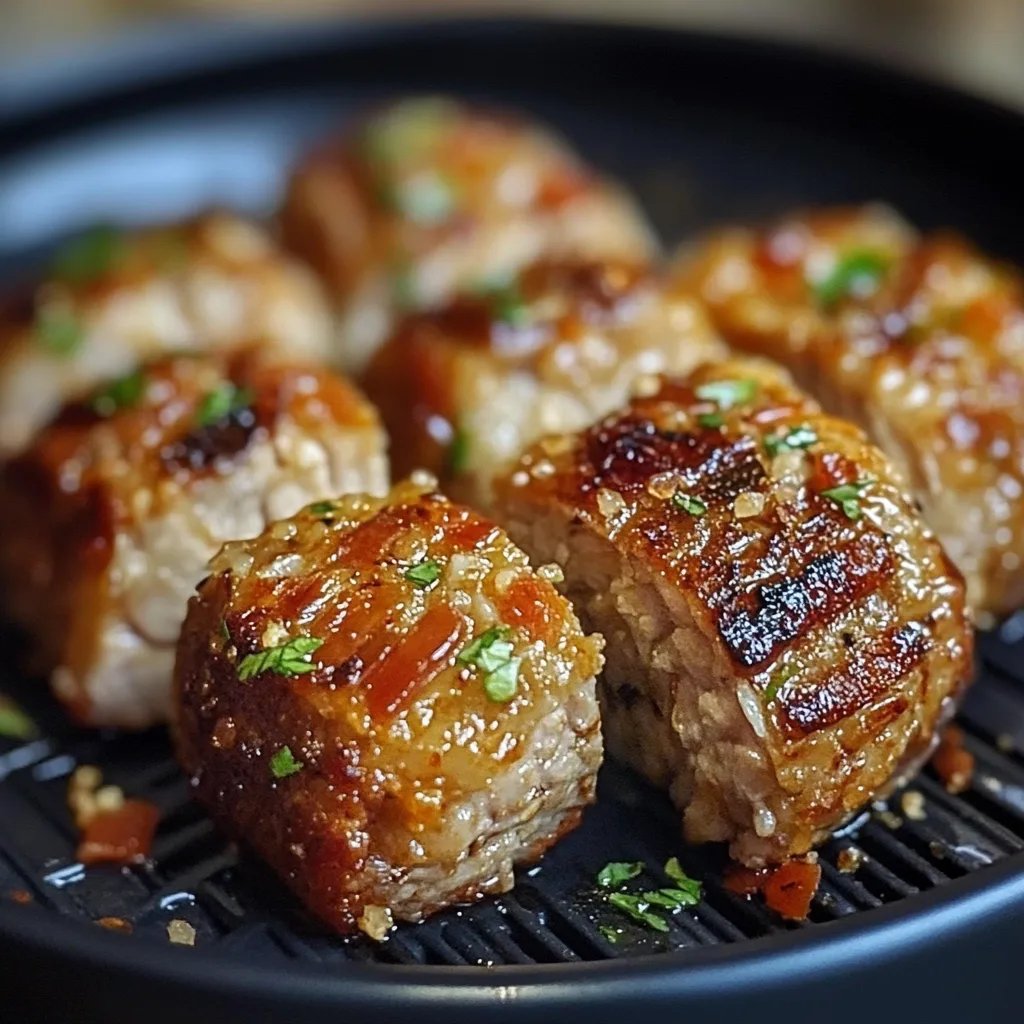 Knusprige Reisfleischbällchen