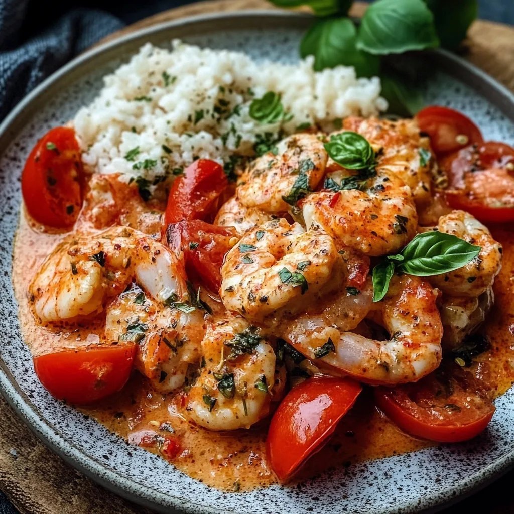 Tomatiges Hähnchen mit Reis