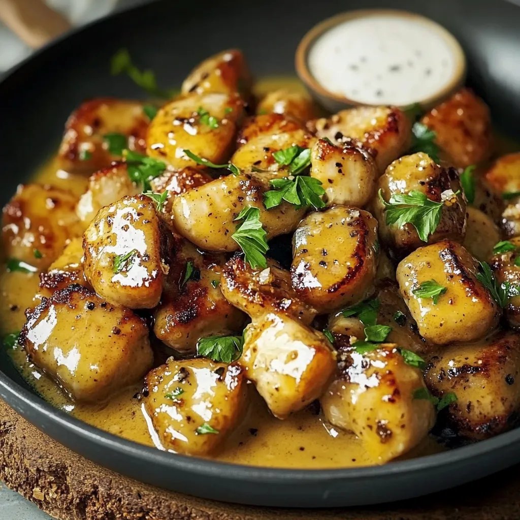 Schnelles Honig Senf Hähnchen mit Reis