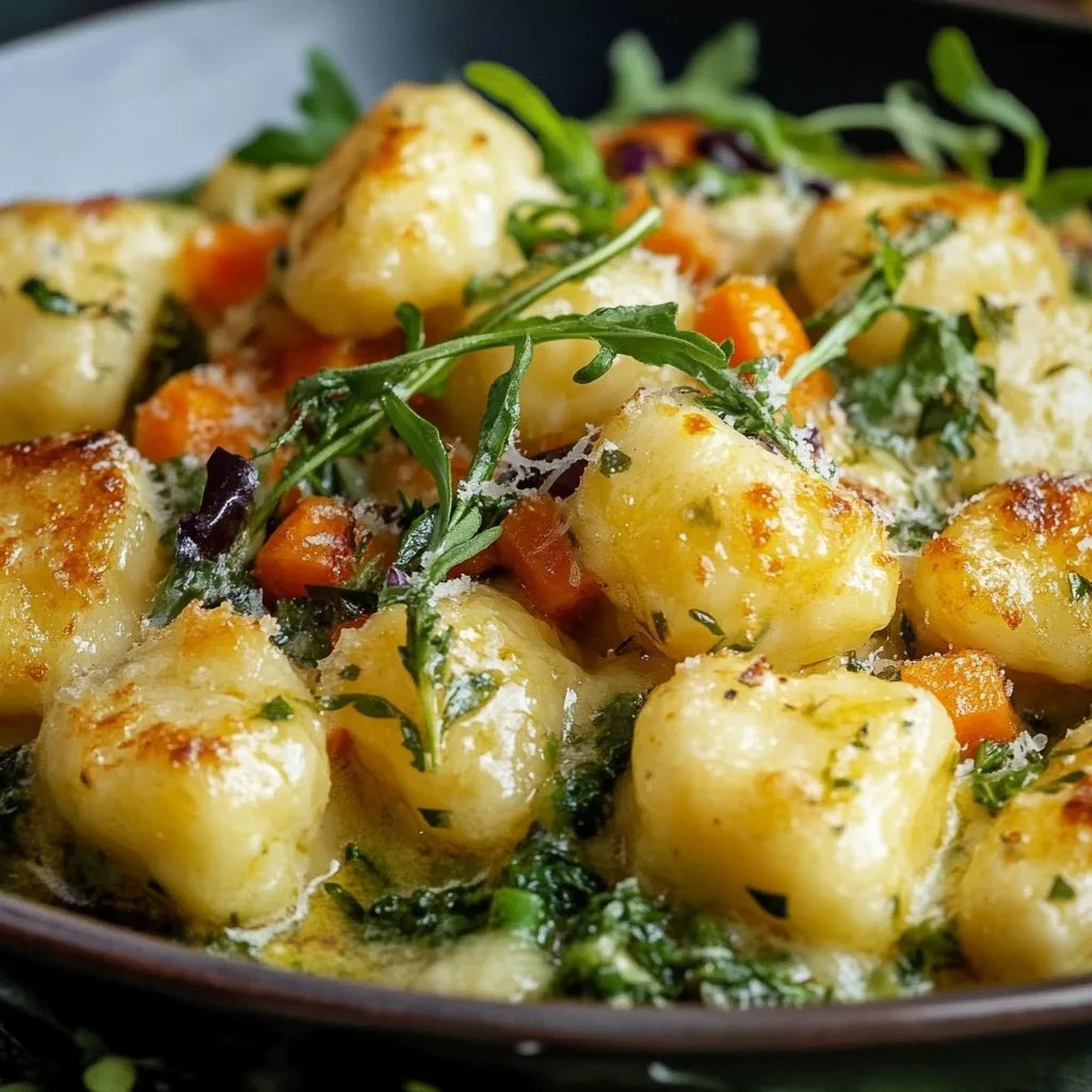 Gnocchi Auflauf mit buntem Gemüse