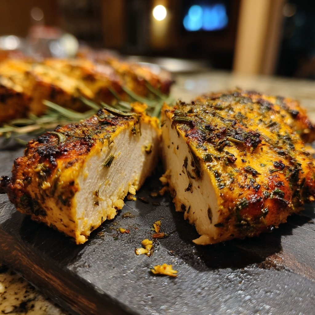 Gegrillte Hähnchenbrust Mit Kräutern