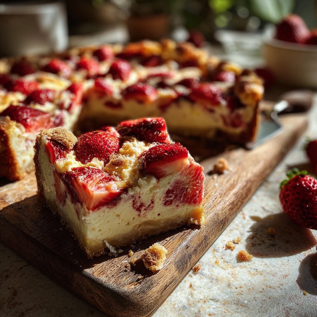 Erdbeer Joghurt Blechkuchen