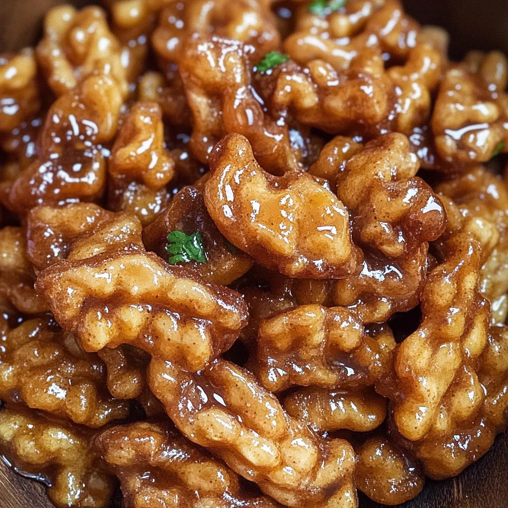 Gebrannte Walnüsse mit Zimt