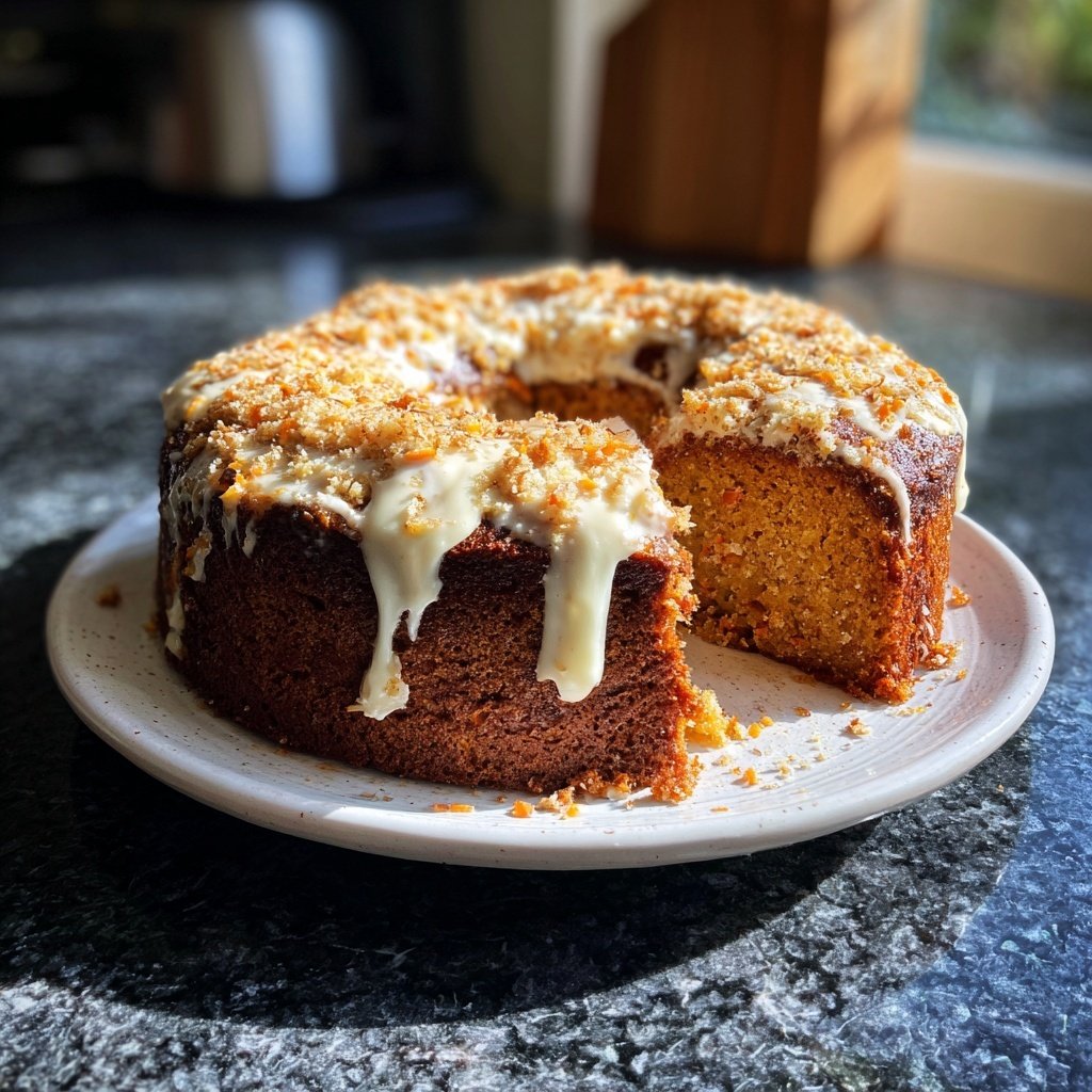 Karottenkuchen Mit Quark Teig