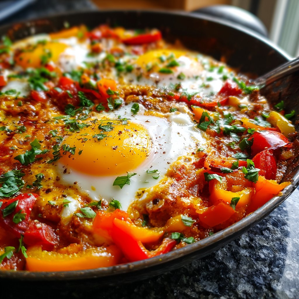 Shakshuka mit Paprika