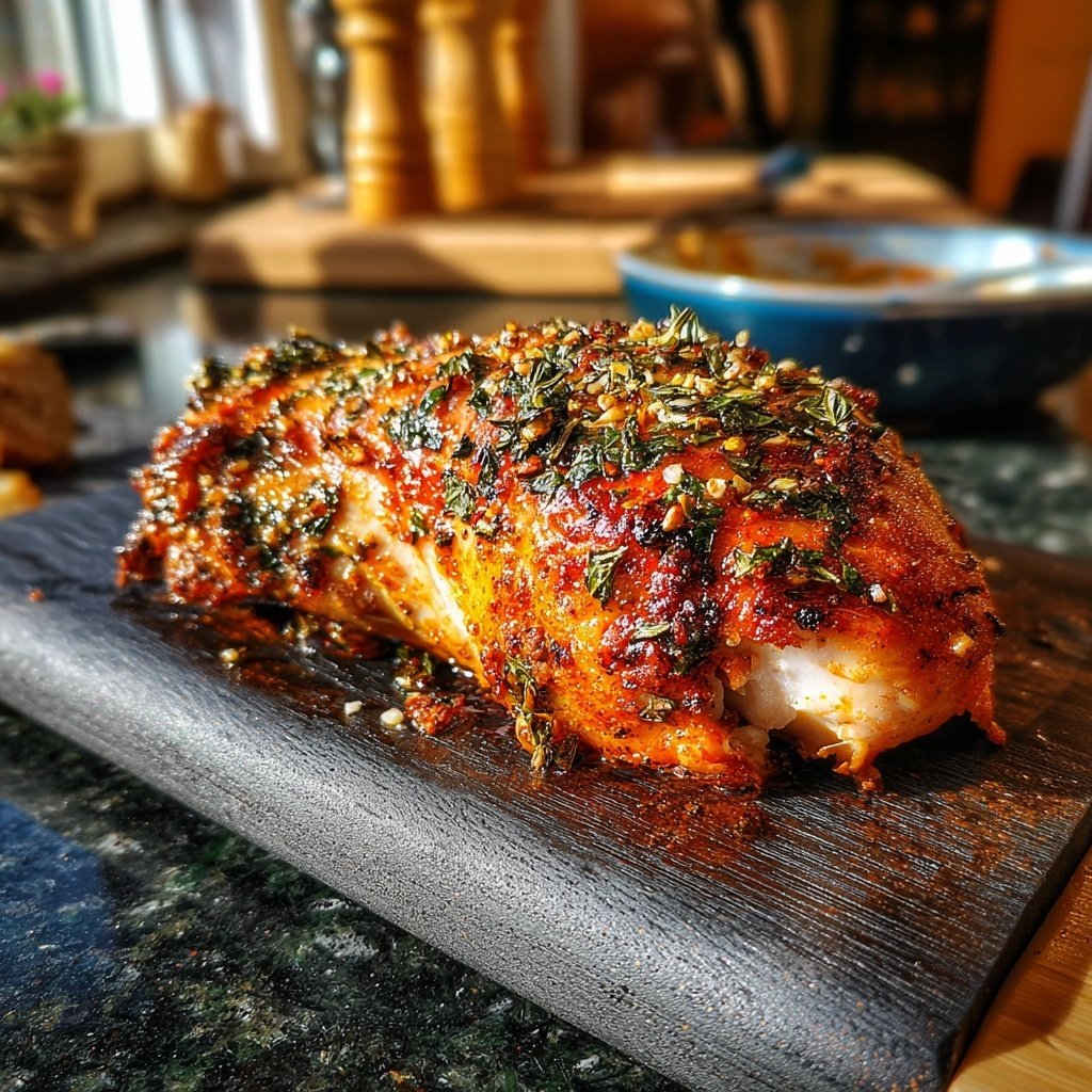 Hähnchenschenkel mit Paprika-Marinade