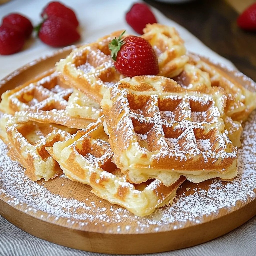 Marzipan Waffeln